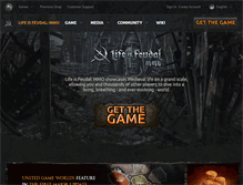 Tablet Screenshot of lifeisfeudal.com